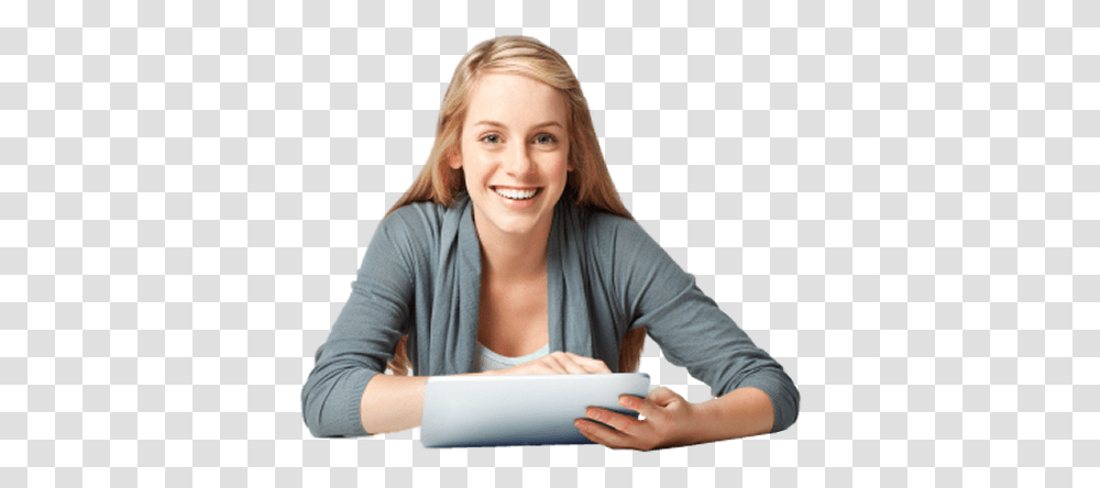 Student, Person, Reading, Female, Face Transparent Png