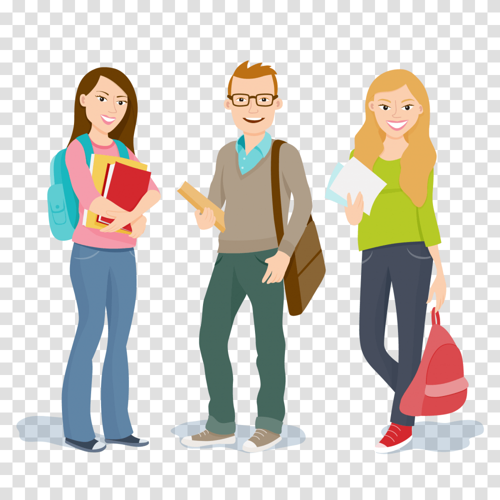 Student, Person, Standing, People, Female Transparent Png