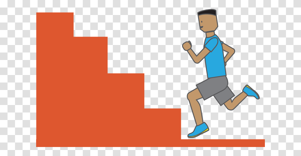 Student Running Up Steps Students Running In Steps, Sport, Working Out, Fitness, Standing Transparent Png