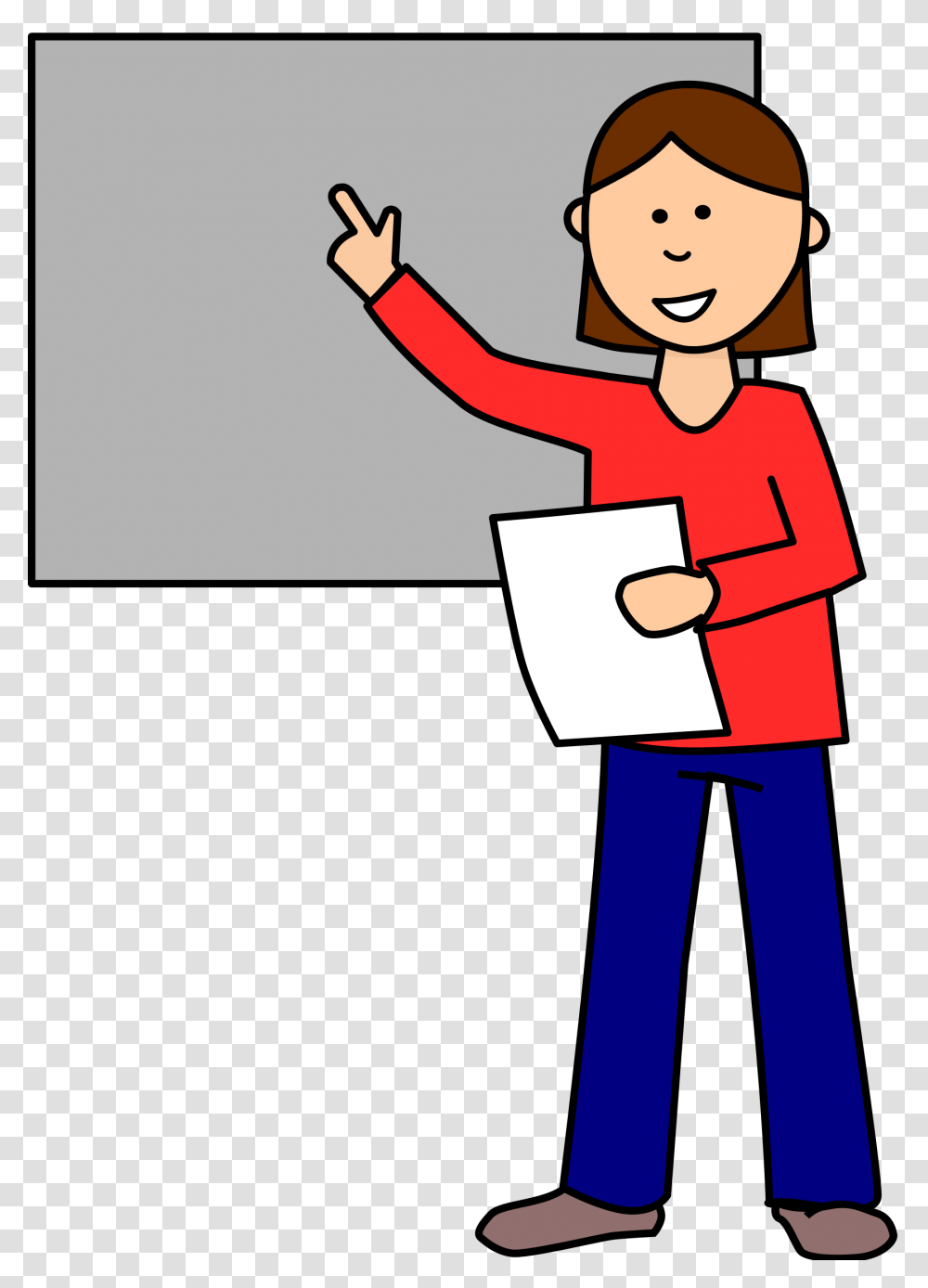 Student Standing Cliparts, Person, Female, Girl Transparent Png