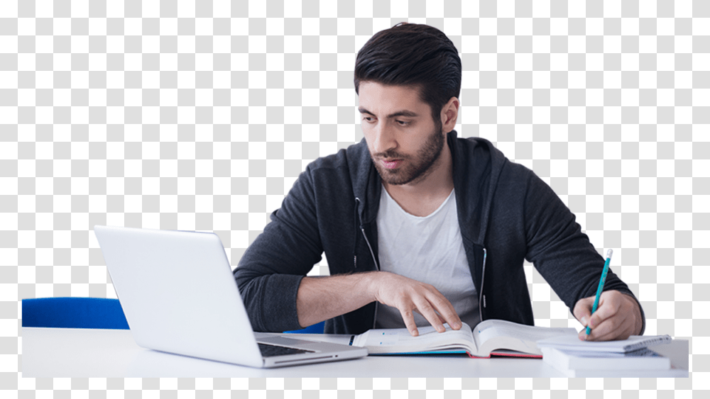 Student Student Studying Images, Person, Laptop, Pc, Computer Transparent Png