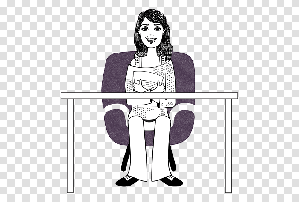 Student Tutor, Chair, Furniture, Person, Face Transparent Png