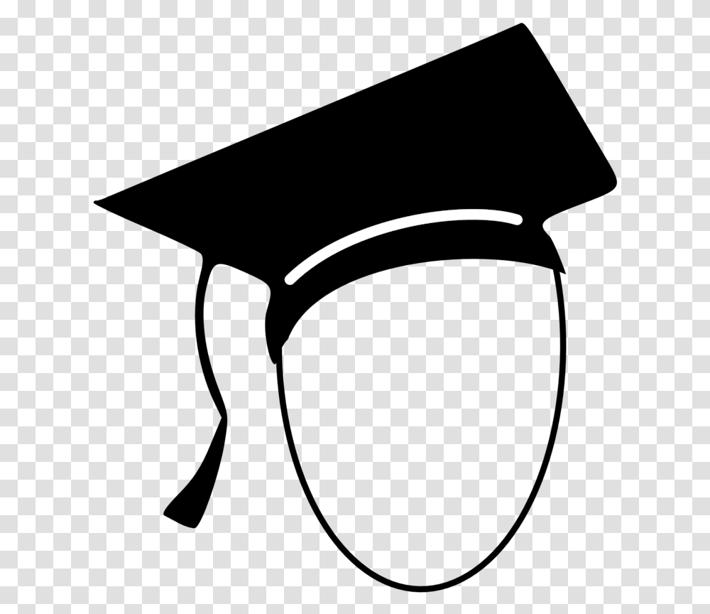 Student With Mortarboard Square Academic Cap, Screen, Electronics, Pillow Transparent Png