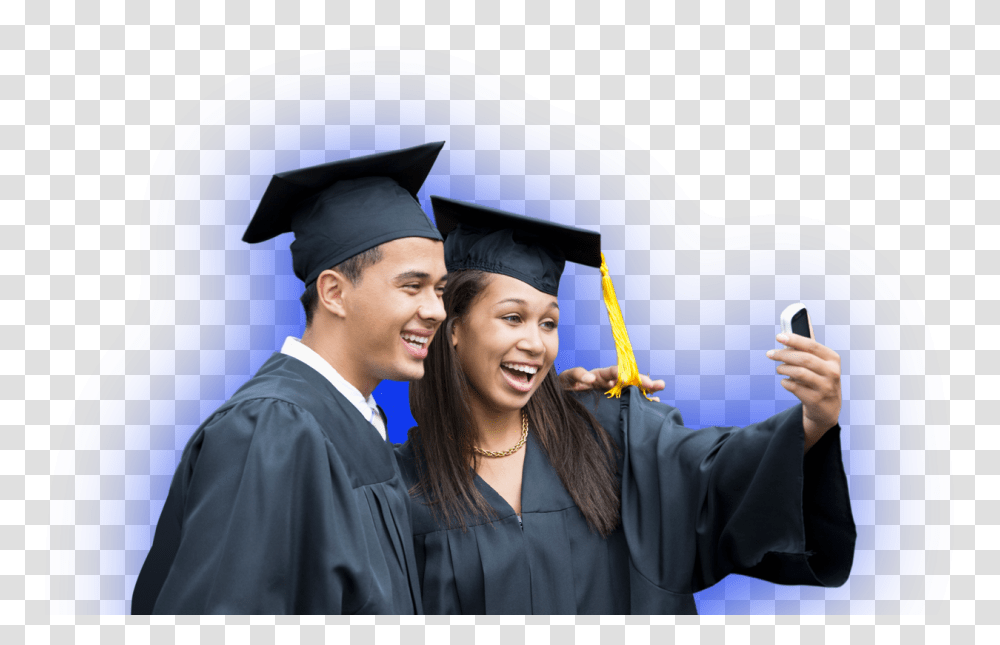 Students Academic Dress, Person, Human, Graduation, Hat Transparent Png