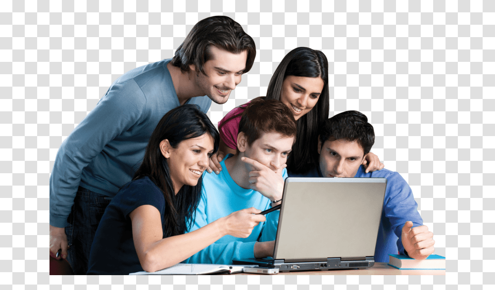 Students, Person, Laptop, Pc, Computer Transparent Png