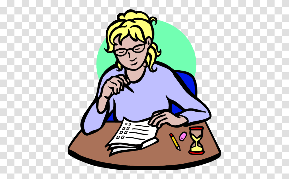Students Testing Clip Art Clipart Free To Use Resource, Person, Human Transparent Png