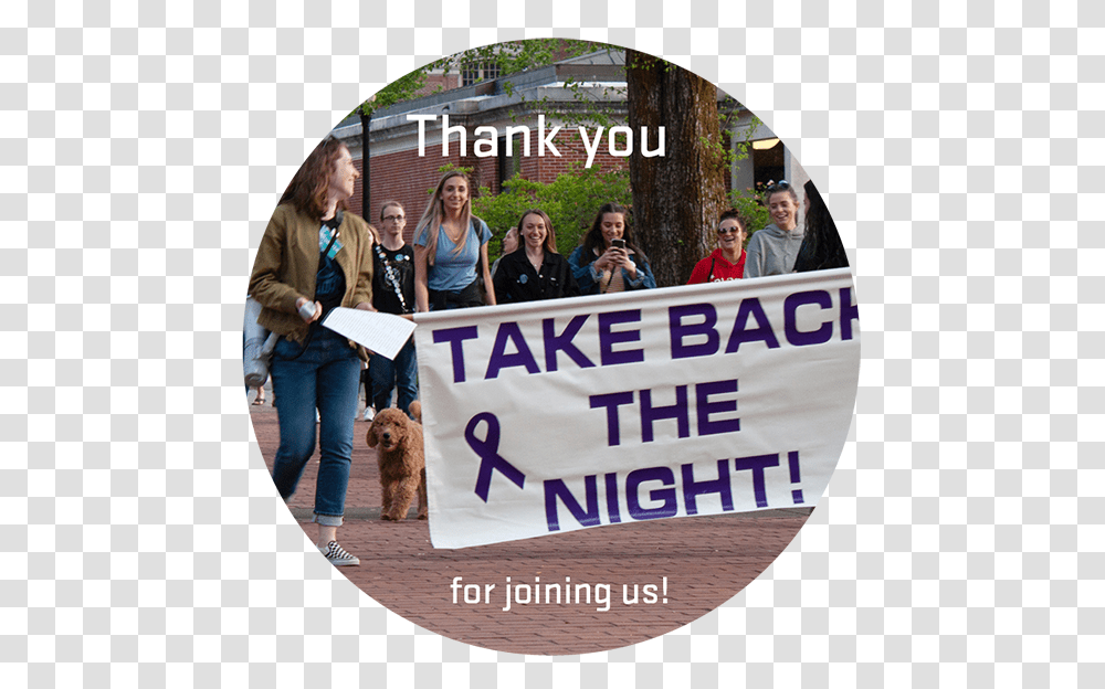 Students Walking Banner, Person, Dog, Canine Transparent Png