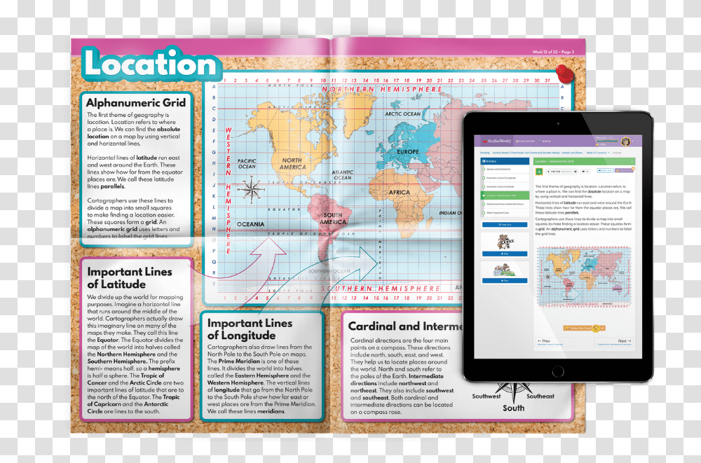 Studies Weekly Educating Young Learners One Newspaper Web, Tablet Computer, Electronics, Text, Page Transparent Png