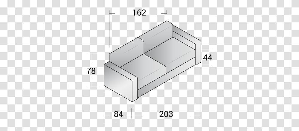 Studio Couch, Furniture, Drawer, Mailbox, Letterbox Transparent Png