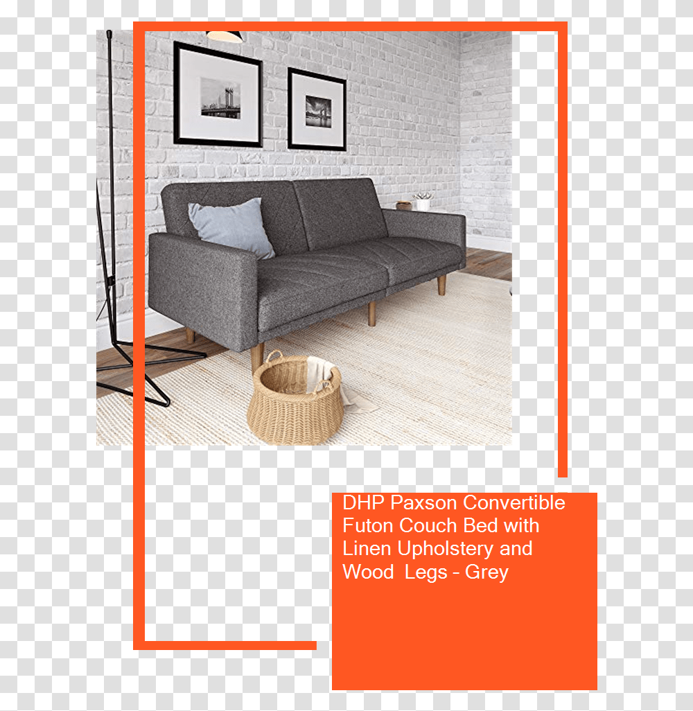 Studio Couch, Furniture, Home Decor, Interior Design, Indoors Transparent Png