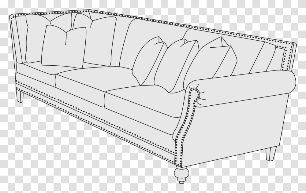 Studio Couch, Furniture, Rug Transparent Png