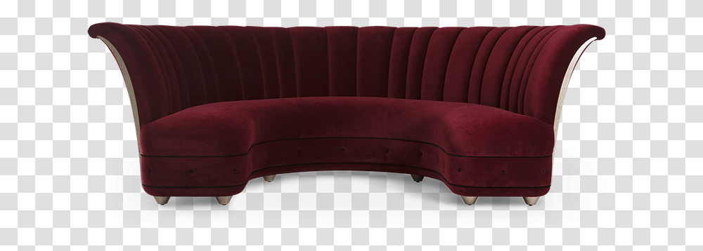 Studio Couch, Furniture, Velvet, Maroon, Cushion Transparent Png