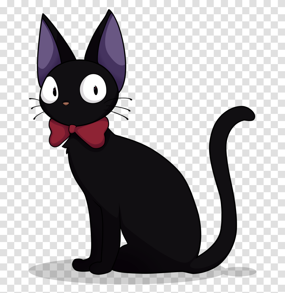 Studio Ghibli Kikis Delivery Service Cat, Pet, Mammal, Animal, Egyptian Cat Transparent Png