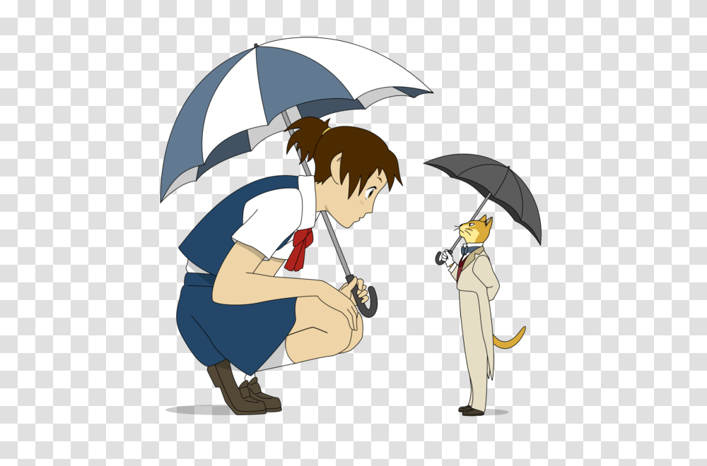 Studio Ghibli, Person, Human, Umbrella, Canopy Transparent Png