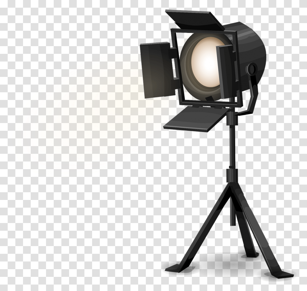 Studio Light 1 Image Flash Light Camera, Lighting, Lamp, Tripod, Spotlight Transparent Png