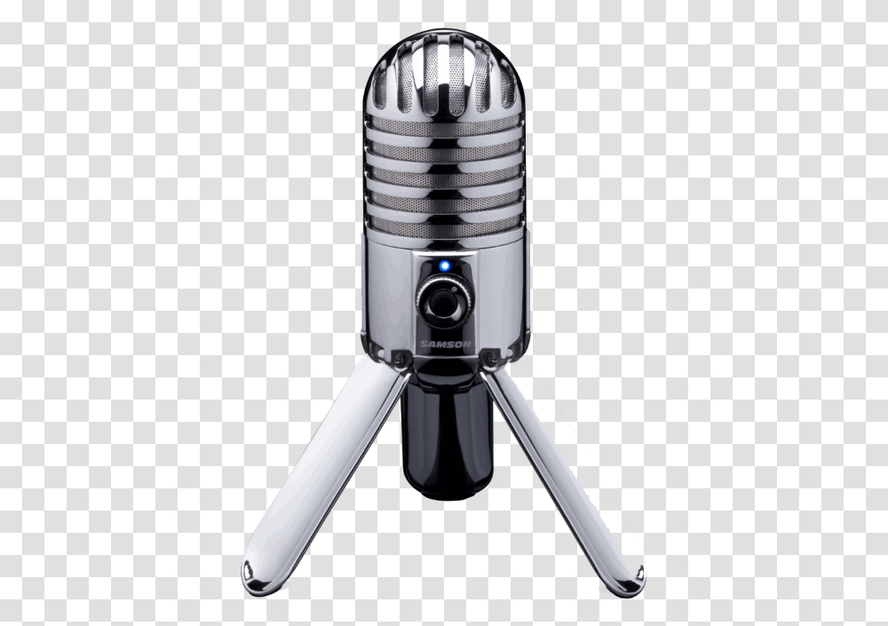 Studio Microphone Mic Samson Meteor, Electrical Device, Tripod Transparent Png