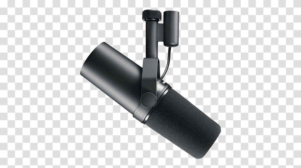 Studio Microphone Sm7b Shure, Lighting, Lamp, Flashlight, Electrical Device Transparent Png