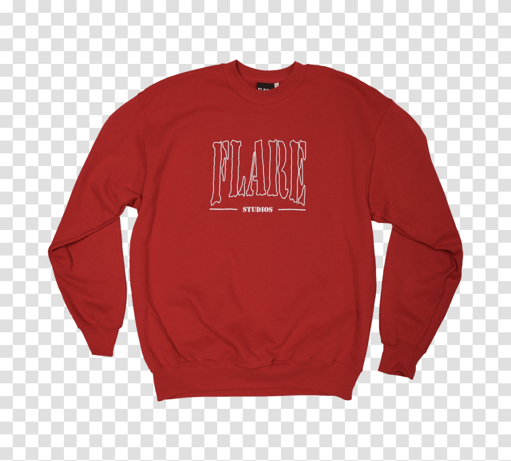 Studio Sweatshirt In Red, Apparel, Sweater, Person Transparent Png