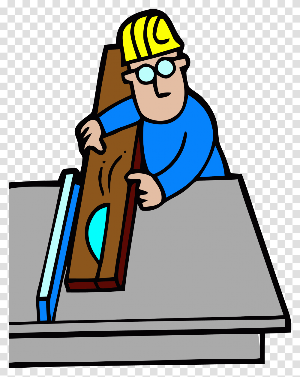 Studio, Worker, Bag, Cleaning, Hardhat Transparent Png