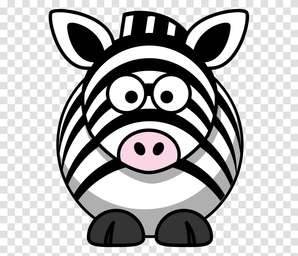 StudioFibonacci Cartoon Zebra, Animals, Stencil, Pig, Mammal Transparent Png
