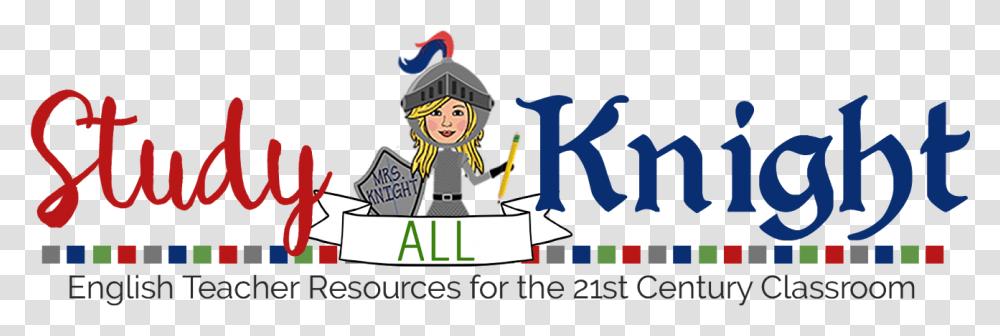 Study All Knight English Teacher Resources Cartoon, Person, Human, Crowd Transparent Png