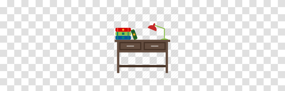 Study Clipart, Furniture, Mailbox, Table, Drawer Transparent Png