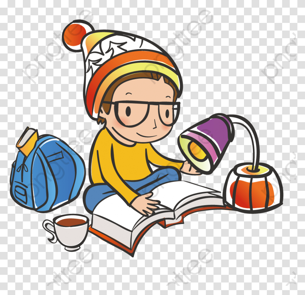 Study Hard Clipart Study Clipart, Reading, Person, Human Transparent Png
