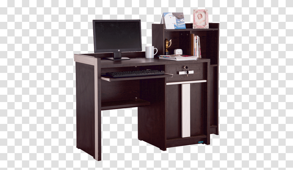 Study Table And Computer Table, Furniture, Desk, Monitor, Screen Transparent Png