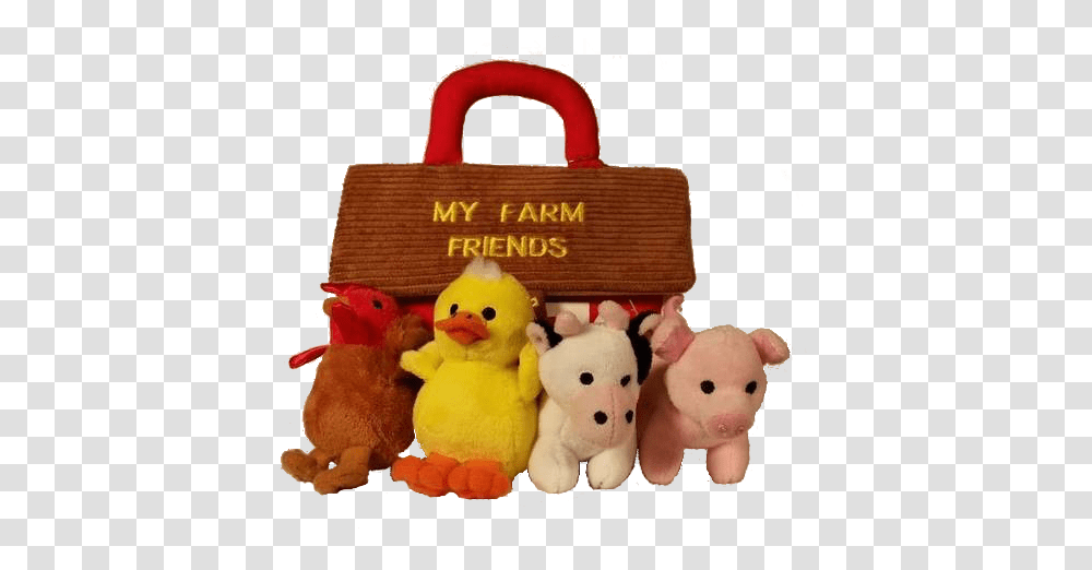Stuffed Animal Farm Friends Carrier Bag Of Stuffed Animals, Handbag, Accessories, Accessory, Purse Transparent Png