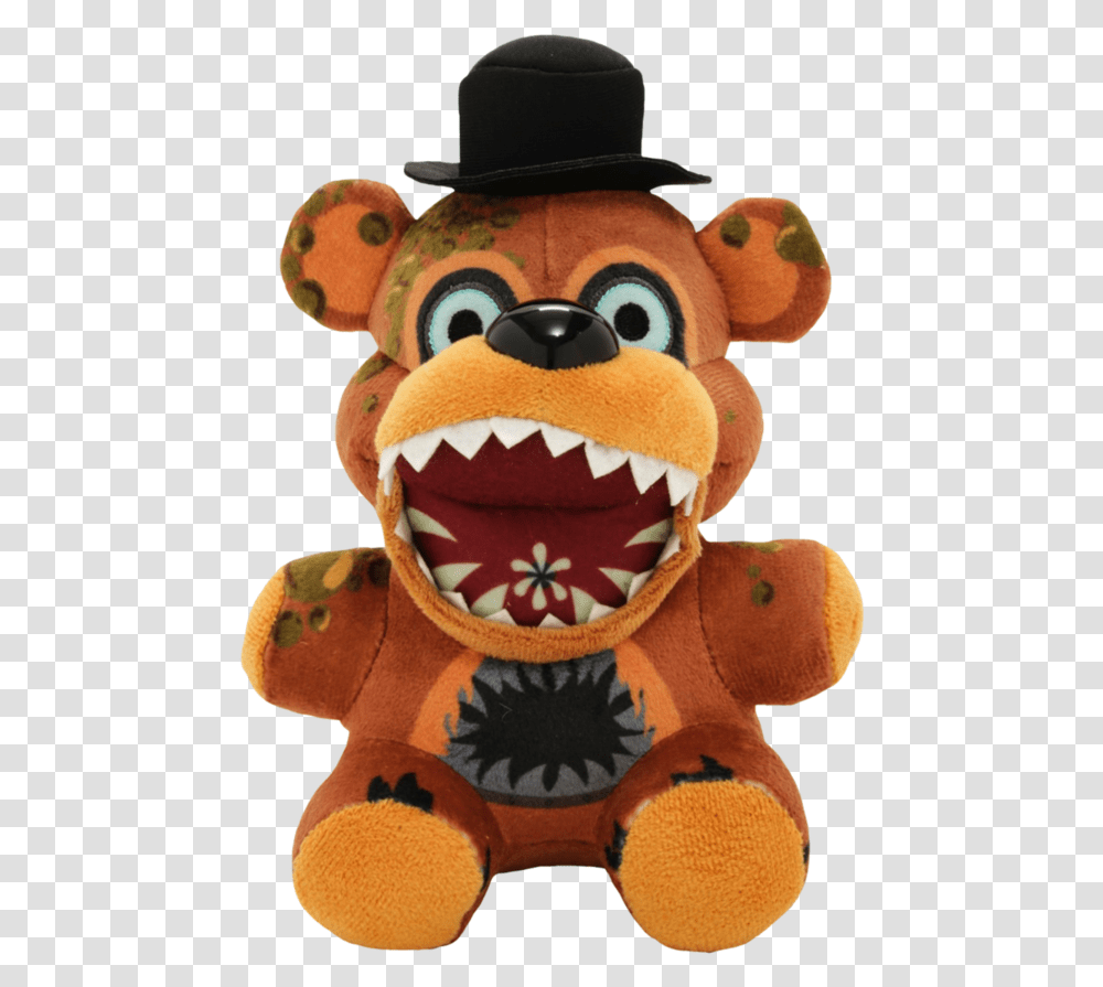 Stuffed Animal Funko Twisted Freddy Plush, Hat, Apparel, Toy Transparent Png