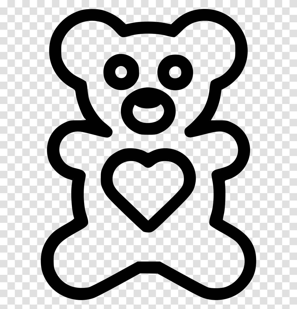 Stuffed Bear Stuffed Bear Round Icon, Stencil, Label, Sticker Transparent Png