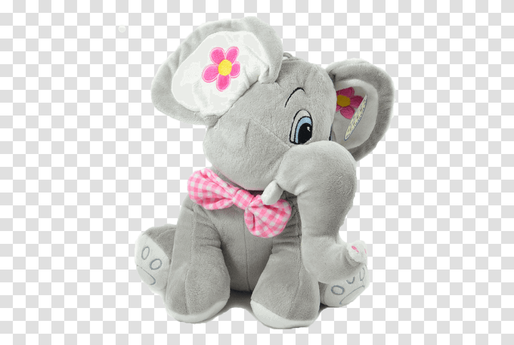 Stuffed Elephant With Background, Plush, Toy Transparent Png