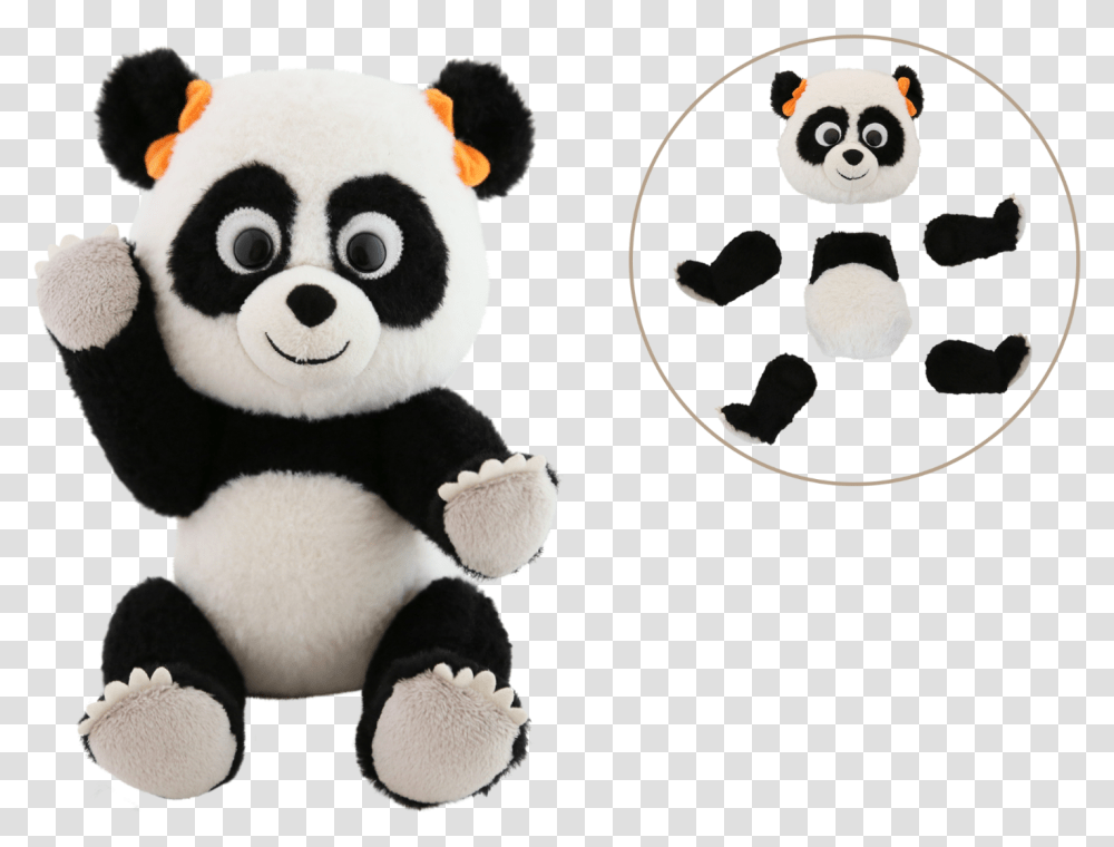 Stuffed Toy, Giant Panda, Bear, Wildlife, Mammal Transparent Png