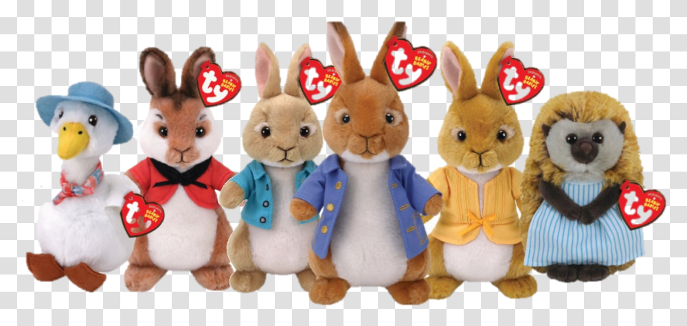 Stuffed Toy Peter Rabbit And Friend, Plush, Figurine, Teddy Bear, Doll Transparent Png