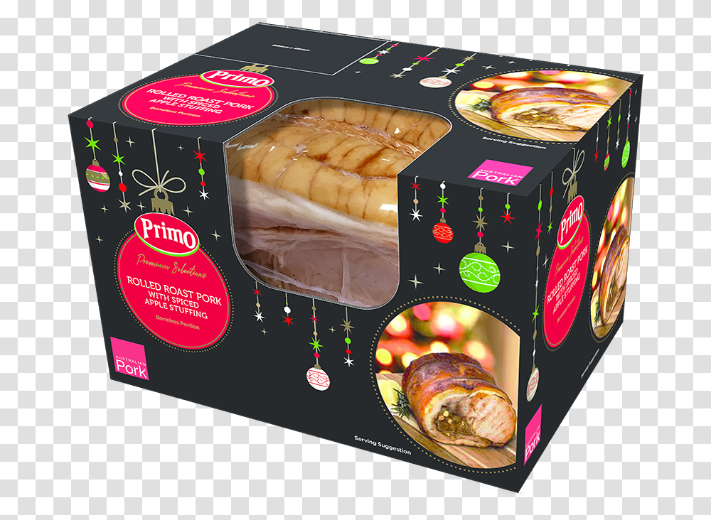 Stuffing Christmas Ham In Box, Bread, Food, Bun Transparent Png