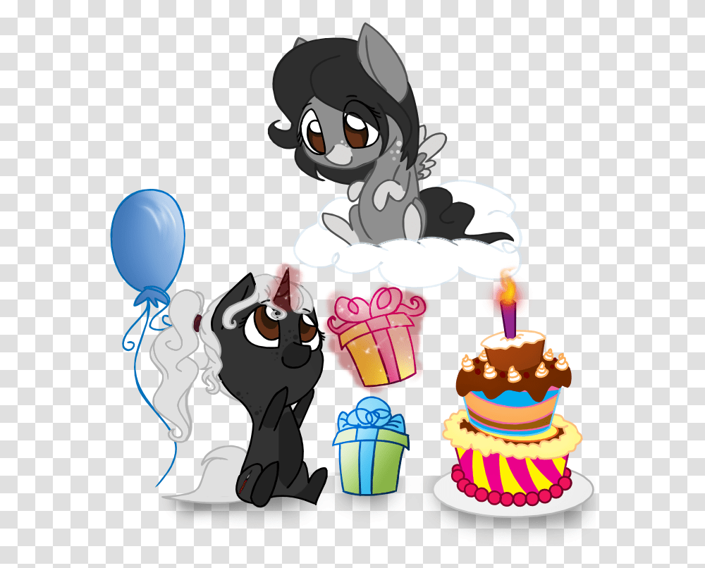 Stuflox Balloon Birthday Cake Candle Chibi Cloud Cartoon, Dessert, Food, Cream, Leisure Activities Transparent Png