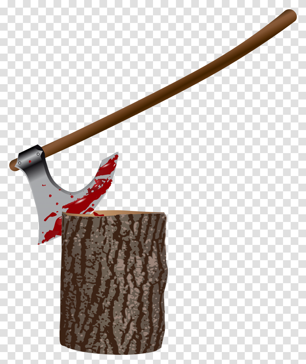 Stump Clipart Background, Axe, Tool Transparent Png