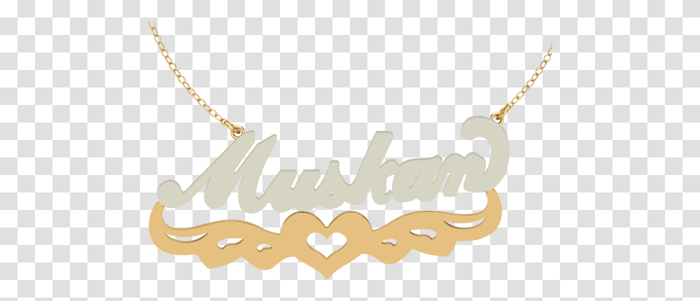 Stunning Bold Fying Heart Style Personalized Bling Necklace, Alphabet Transparent Png