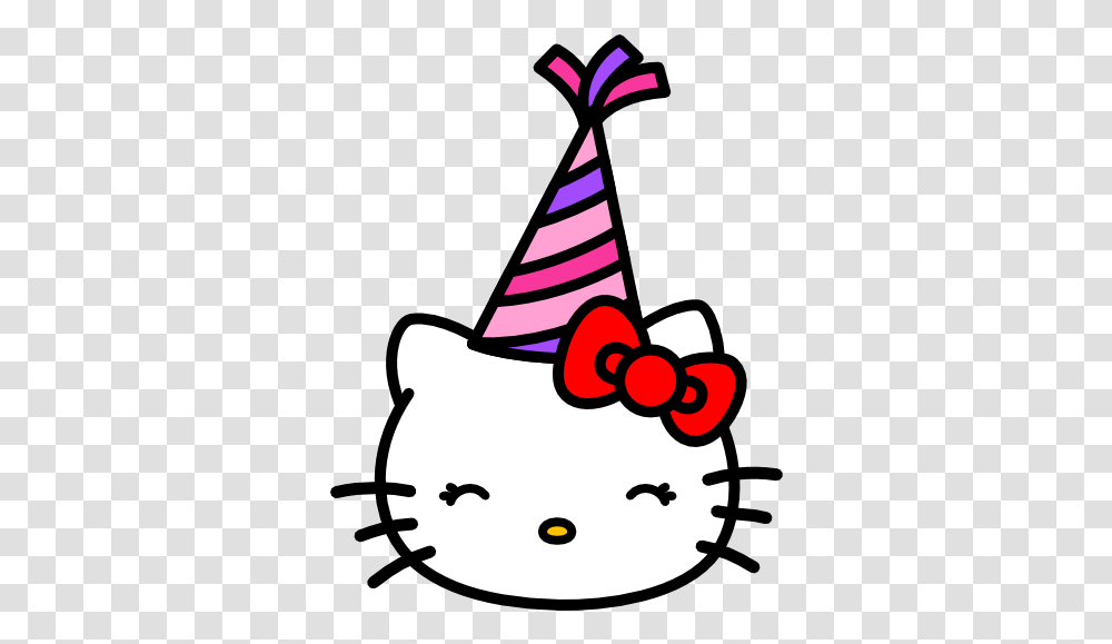 Stunning Cliparts Hello Kitty Head Clipart 26 Birthday Hello Kitty, Clothing, Apparel, Party Hat Transparent Png