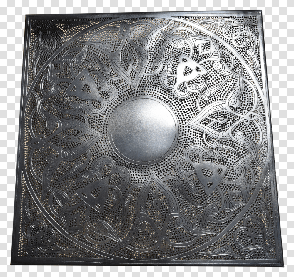 Stunning Egyptian Handcrafted Accent Wall Light Motif, Rug, Armor, Aluminium, Shield Transparent Png