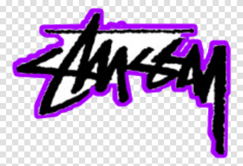 Stussy Awesome Clothing Brands, Label, Sticker, Handwriting Transparent Png
