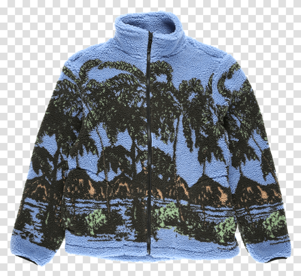 Stussy Hawaiian Jacquard Mock, Apparel, Hoodie, Sweatshirt Transparent Png