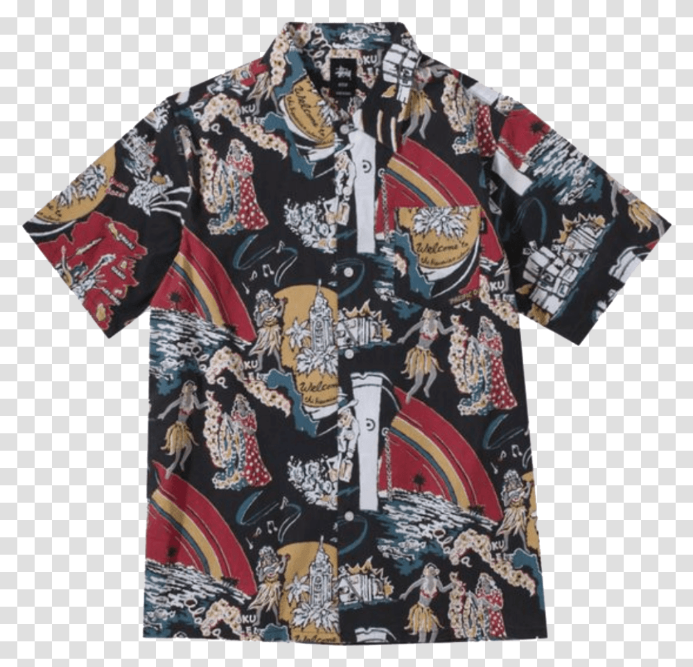 Stussy Hawaiian Shirt, Robe, Fashion, Gown Transparent Png