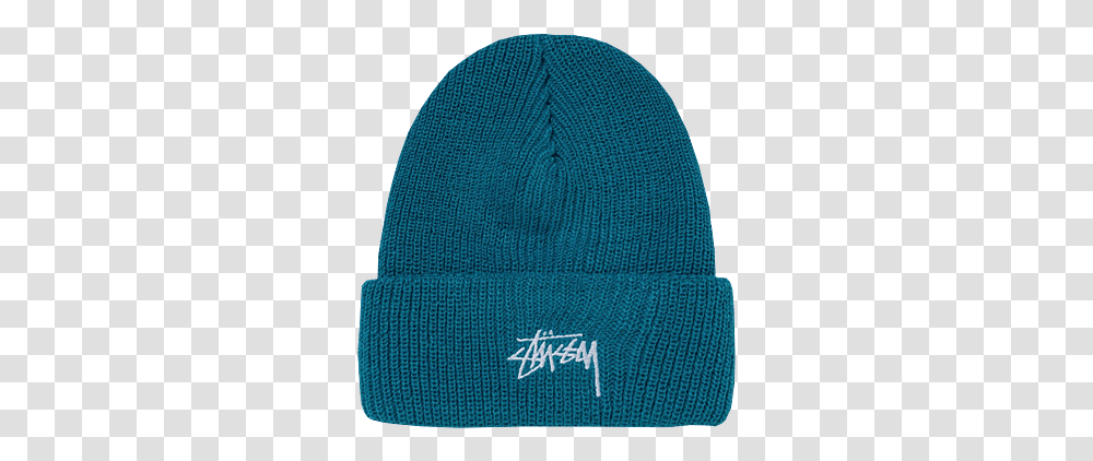 Stussy Stock Cuff Beanie Teal Preview Stussy, Apparel, Cap, Hat Transparent Png