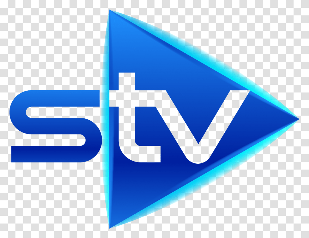 Stv Logo 2014 Stv News, Triangle, Text, Symbol, Label Transparent Png