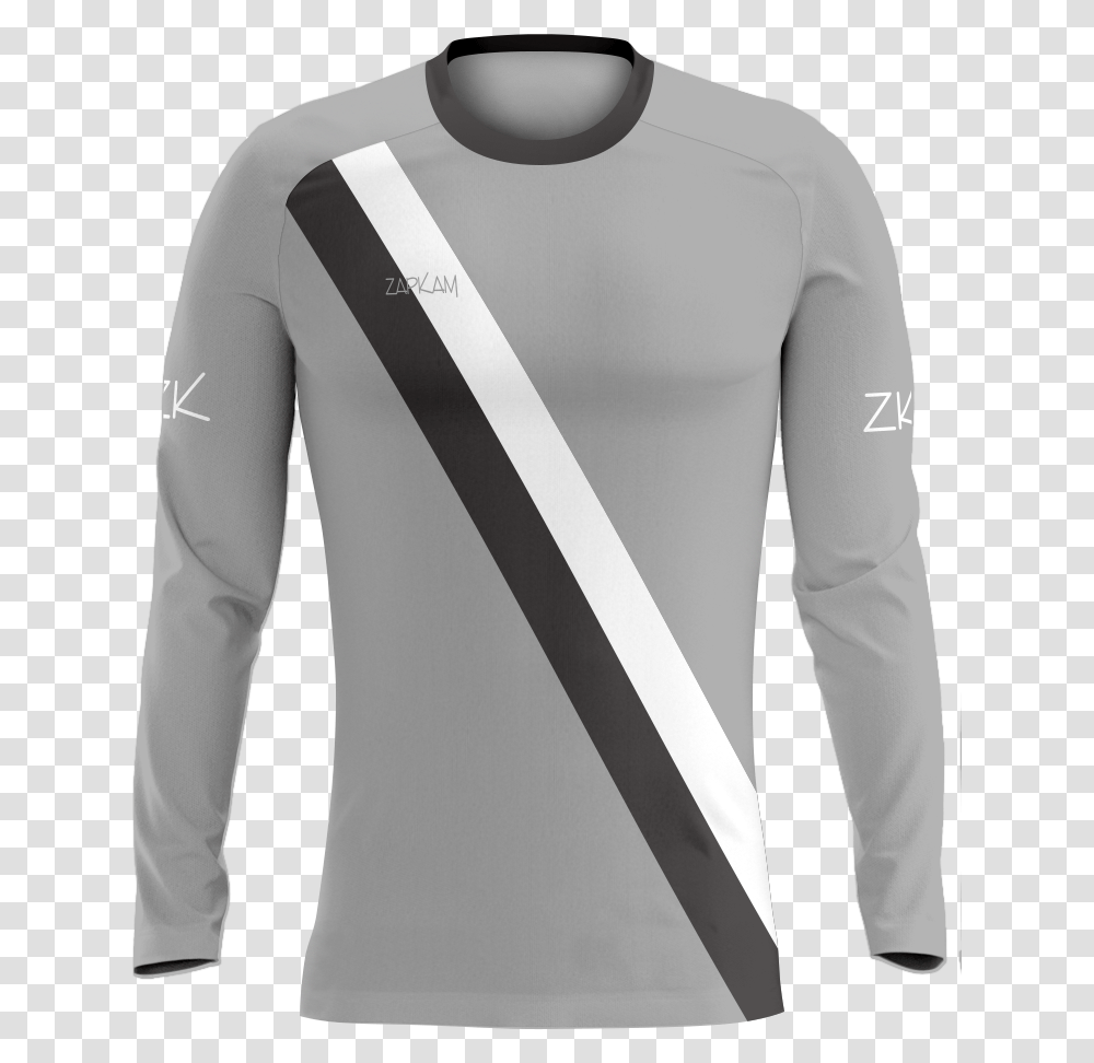 Style 145 Front Image Preview Round Neck Football Shirt, Long Sleeve, Apparel, Sash Transparent Png