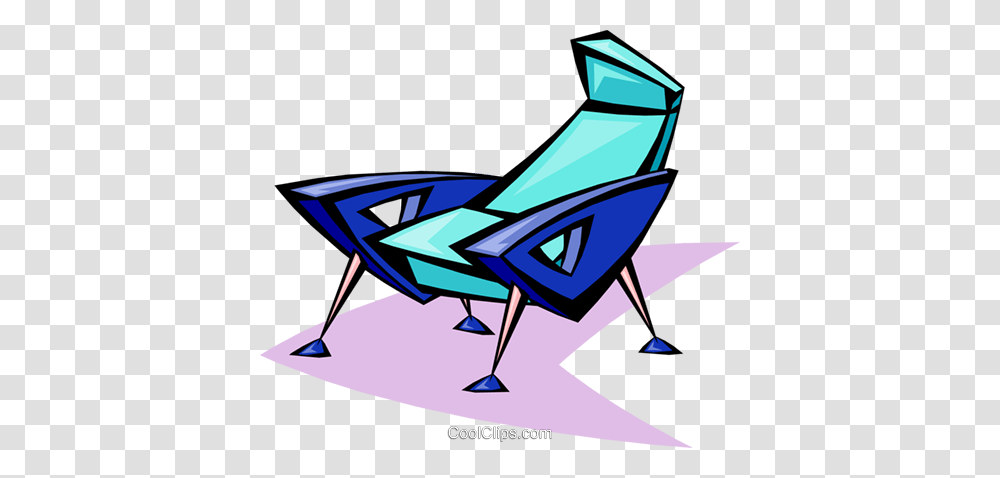 Style Lounge Chair Royalty Free Vector Clip Art Illustration, Furniture, Animal, Insect, Invertebrate Transparent Png