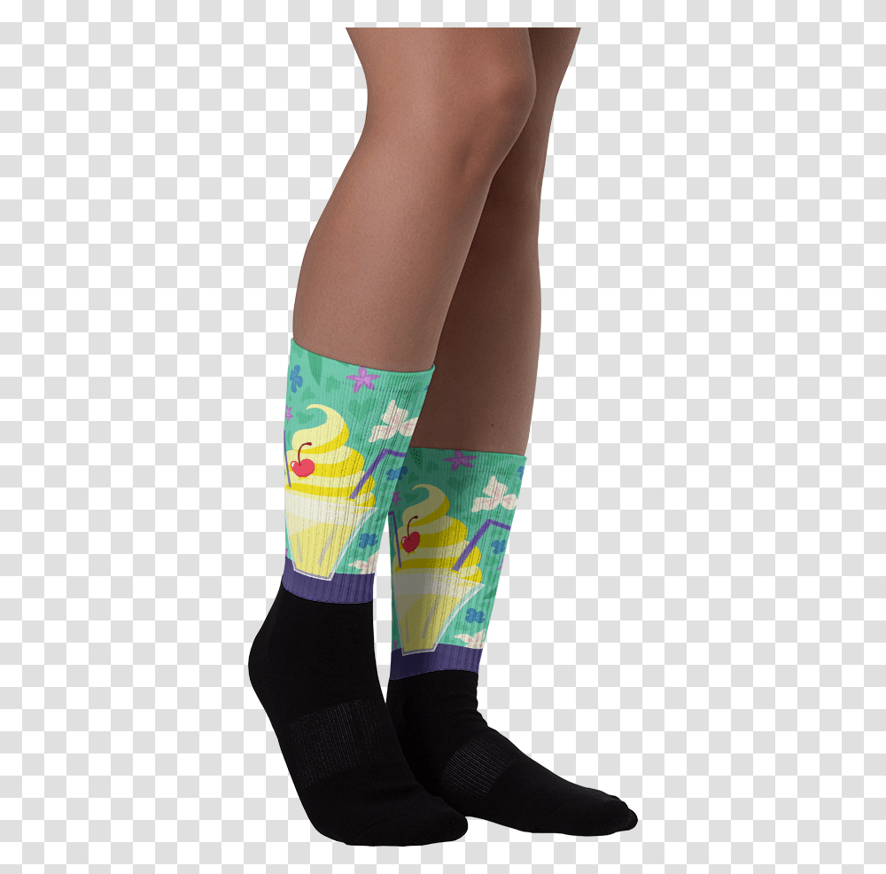Style Wallpaper Valentines Dolewhip 2 Mockup Right Sock, Apparel, Footwear, Person Transparent Png