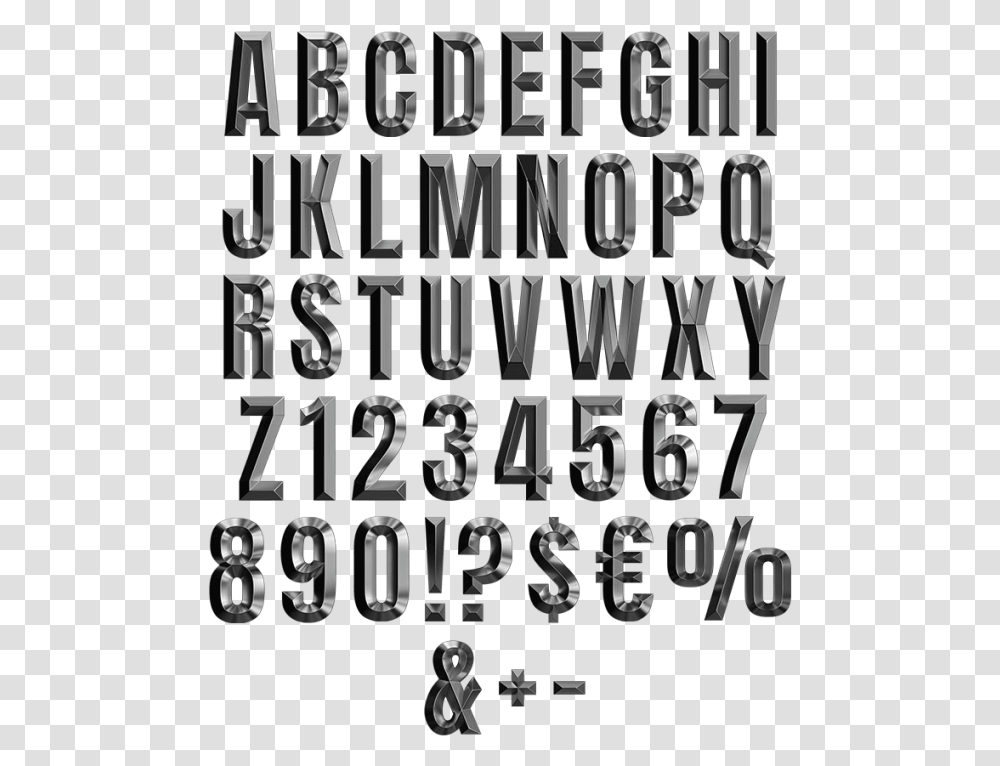 Stylish Metal Typeface Calligraphy, Alphabet, Letter, Person Transparent Png