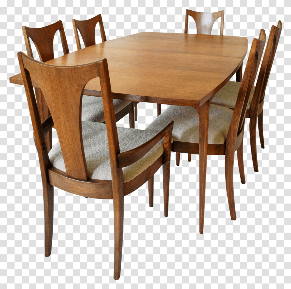 Stylish Wooden Dining Table, Furniture, Chair, Tabletop, Hardwood Transparent Png